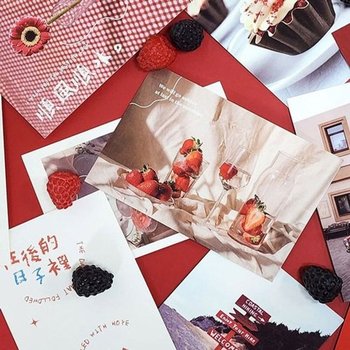 [VCMPE9ET]감성 컬러 엽서 모음 방꾸미기 장밋빛