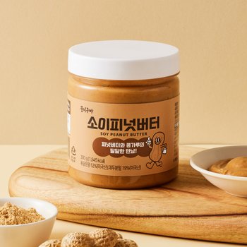 [꿀이구마] 저당 스테비아 소이 피넛버터 인절미맛 300g x 5병