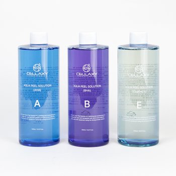 셀럭시 아쿠아 필링 솔루션 미용기기 전용 솔루션 1제 2제 3제 각질관리 블랙헤드