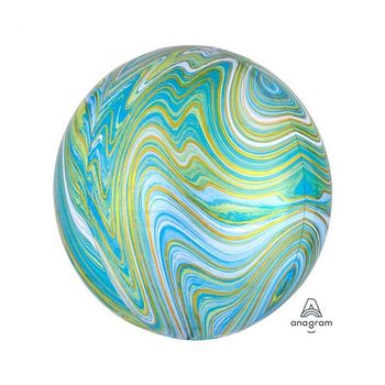 PWM - DK 오브마블은박풍선(블루그린) 생일 백일