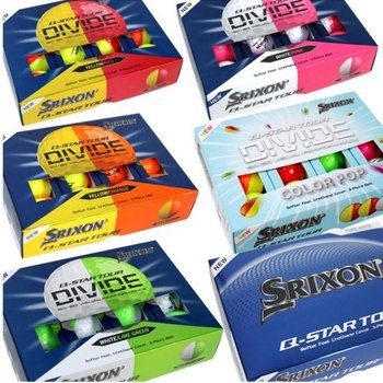 2026년 Q스타 투어 디바이드 골프공 3피스 시인성 높은 컬러볼 비거리 스핀 강화 TA3852992