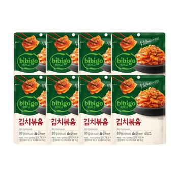 CJ 비비고 김치볶음 80g x8개