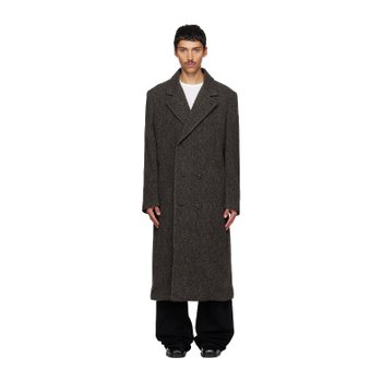 [해외] 솔리드옴므 브라운 트위드 코트 S263HC01 A11D