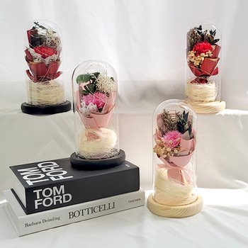 LED 프리저브드 카네이션 2color 생화 어버이날 가정의달