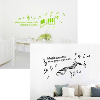 그래픽스티커 레터링 시트지 피아노건반 리듬 레터링시트지  아이방그래픽스티커  포인트스티커