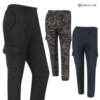 TC 페라어스 남성 기모 안감 누빔 밴딩 카고 스포츠바 카고팬츠