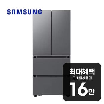 삼성 비스포크 AI 김치플러스 4도어 김치냉장고 490L RK70F49F1DD 렌탈 60개월 월 58200원