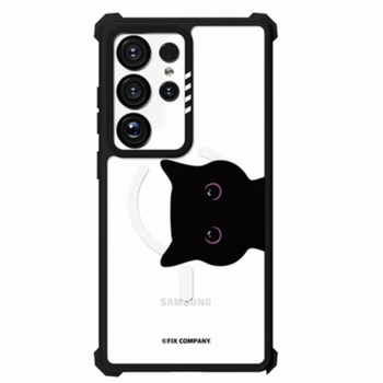 갤럭시 S25 S시리즈 자력2배 블랙캣 임팩트 맥세이프 범퍼케이스 fix