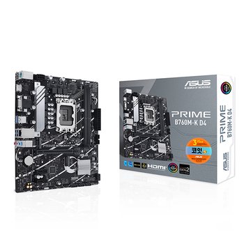 ASUS PRIME B760M-K D4 메인보드 (LGA1700/DDR4/M-ATX) 코잇