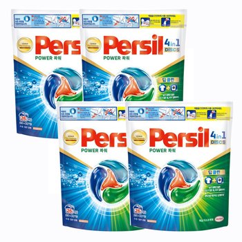 헨켈 퍼실 persil 디스크 캡슐 세탁세제 - 파워 딥클린 26입x4개