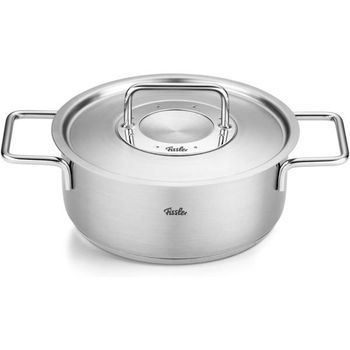 [해외] 독일 휘슬러 냄비뚜껑 Fissler Pure Stainless Steel Stewing Pot (Diameter 20 cm 2.4 L) Pots