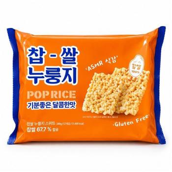 찹쌀 누룽지팝스낵 POP RICE 스위트 288g x 10개 (S50308446)