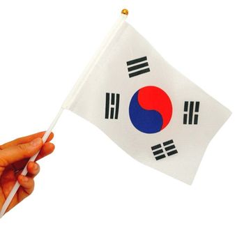 미니사이즈 태극기 행사 학교 경축일 올림픽 응원도구