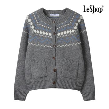 윈터 노르딕 버튼 니트 가디건 (BP9KC022A)