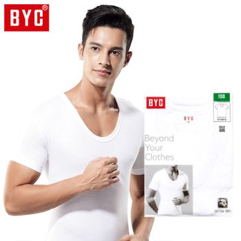 BYC ODXJ2855 남성 순면 반팔 런닝 DOLC1903