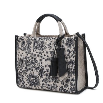 [신세계백화점]DCBA4E654N2 [MISTY FLOWER JQD] 네이비 플라워자수 자카드 토트백 S