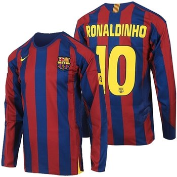 나이키 FC 바르셀로나 05/06 리이슈 저지 긴팔 유니폼 호나우지뉴 10...