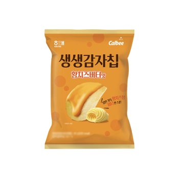해태 생생감자칩 황치즈버터맛 55g x 15개