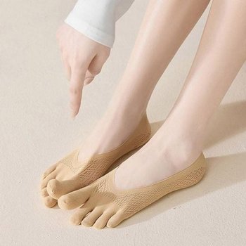 펀칭 데이 여자 매쉬 기본 부드러운 원단 발가락 페이 여성여름덧신 여성여름양말