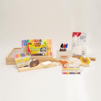 넉넉한 필기구 세트 화이트보드 마카 10색 자석지우개 보드크리너 펜