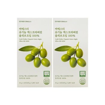 에스더포뮬러 여에스더 유 기농 엑스트라버진 올리브 100% 10g x 14포 x 2박스 (48011449)