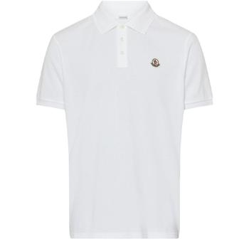 몽클레르 남성 쇼트 슬리브 폴로 셔츠 white MC155A5VWHTS2AAA00 TP842519