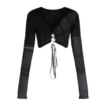 26 SS Roberta Einer 긴소매 레이스업 탑 LOONACROPTOPRESS2304BL TP447252160