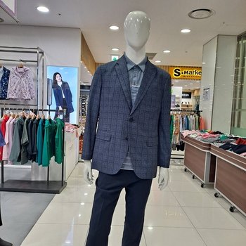 서커 프린트 자켓 1L31202_US