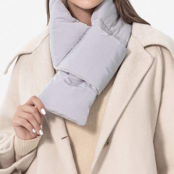 방한 보온 넥워머 온열 발열 겨울 패딩 USB 목도리 머플러