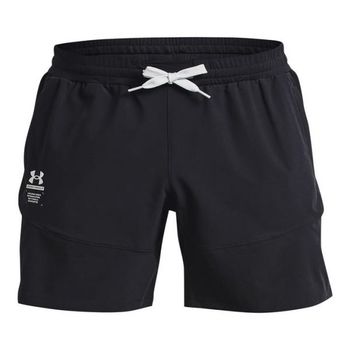 [해외] 언더아머 웨어 ArM 아머프린트 우븐 쇼츠 반바지 캐주얼 BLK HGY 1370416 001