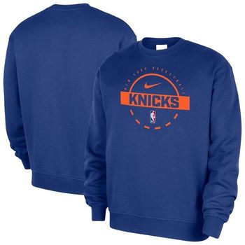 나이키 NBA 뉴욕 닉스 2025/26 Authentic Practice Club Sweatshirt Blue 1207094