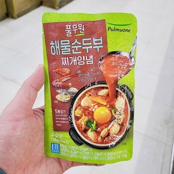 풀무원 해물순두부 찌개 양념 140g mP00370592