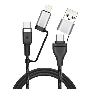 초고속 충전 케이블 4in1 멀티 PD PPS(WFFXM64)