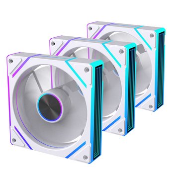리드쿨 EVO-120 ARGB PWM 리버스 시스템쿨러 화이트 (3PACK)