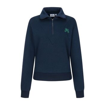 여성 반집업티셔츠 네이비  QW0DKS40649 _P349098312