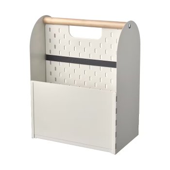 이케아 VATTENKAR 바텡카르 사무용품 정리대 33x21x43cm/페그보드/SKADIS/손잡이바구니/책상