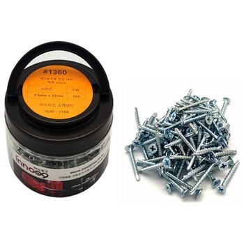 이노공구 석고보드용 양날나사 백색 3.5x32mm 1통 1360