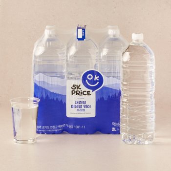 5K프라이스 내츄럴 미네랄 워터 2L