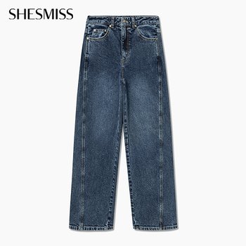 빈티지 워시 와이드 데님 팬츠_SSMSLP42090_DL