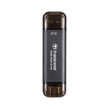 [해외] 트랜센드 휴대용 SSD 2TB 고속 1050MB s 초소형 Type-A C PS4 PS5 지원 TS2TESD31