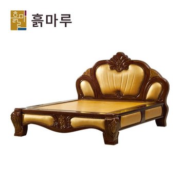 [흙마루]흙돌침대 홍맥반석/편백함 퀸 Q9400G