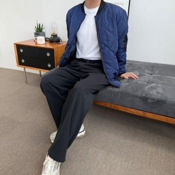 다이아 다코스 남자 누빔점 점퍼 남성 블루종 패딩 (WFFXFA2)