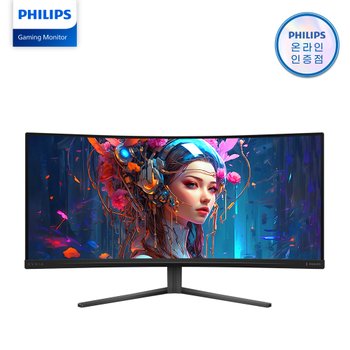 필립스 에브니아 34M2C3500L WQHD 180Hz 커브드 울트라와이드 HDR10 게이밍 무결점 모니터