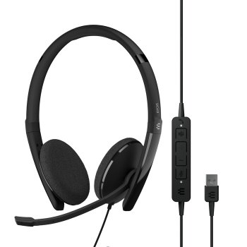 [해외] 에포스 센하이저 어댑트 160T USB II 1000901 - 유선 양쪽 이어 헤드셋 USB-