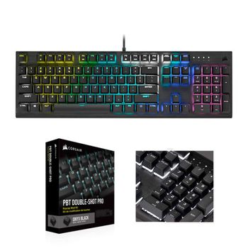 커세어 K60 RGB PRO PBT 한글 키캡 (비올라축블랙)