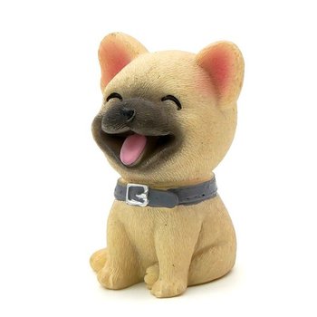 자동차강아지장식 인형 피규어 불도그 자동차인형장식 자동차인형 차량용인형