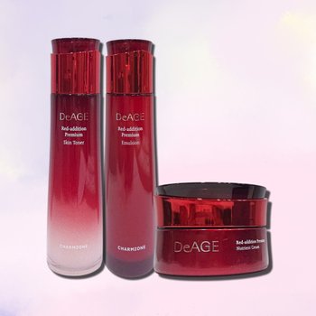 참존 디에이지 레드 애디션 프리미엄 3종세트 (토너140ml+에멀전140ml+크림50ml)