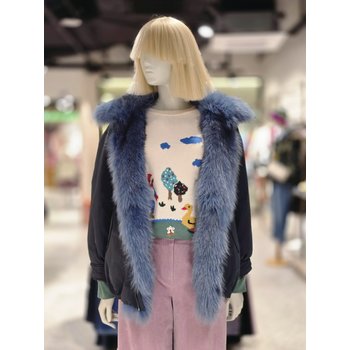 베네통 카네 폭스벨리 구스 패딩 BAPD54461-DG