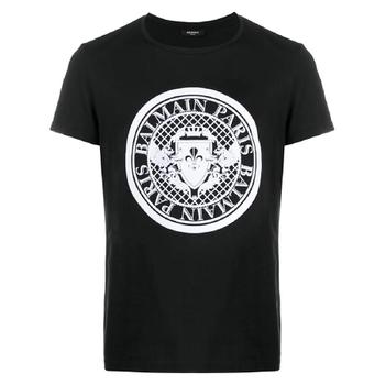 25 FW 발망 코인 프린트 티셔츠 CH1EG000BB17 TP441681208