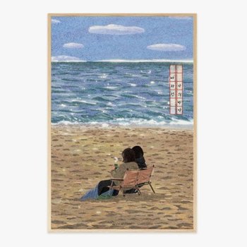 바라던 나의 바다, 아레아레아 작가 인테리어그림 거실액자